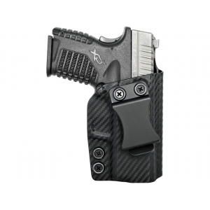 Rounded IWB Holster Right Hand Springfield XD-S 3.3" Kydex Carbon Fiber - Rounded