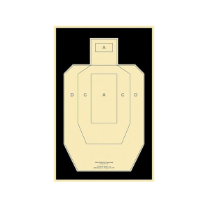 National Target Practice IPSC Target Paper 100PK - National Target