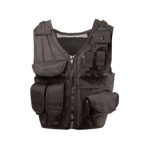 Game Face Elite Airsoft Tactical Vest Black - Crosman