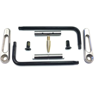 KNS Gen JJ AR-15, AR-10 Anti Walk Hammer and Trigger Pin Set Small Diameter (0.154") Stainless Steel - Kns