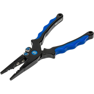 Mustad Aluminum 6.3" Fishing Pliers with Sheath Blue - Mustad