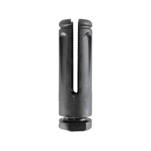 KAK 4 Prong Flash Hider 1/2"-28 Steel Black - Kak