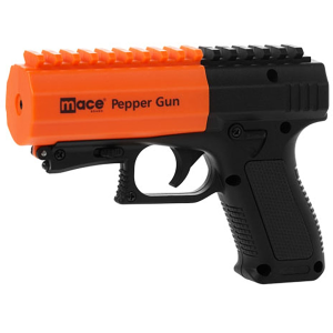 Mace Brand Pepper Gun 2.0 with Strobe LED Light 28 Gram Aerosol 10% OC Plus UV Dye - Mace Brand