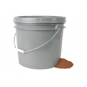 Frankford Arsenal Brass Cleaning Media Walnut Hull 18 lb in 3-1/2 Gallon Plastic Utility Bucket with Lid - Frankford Arsenal