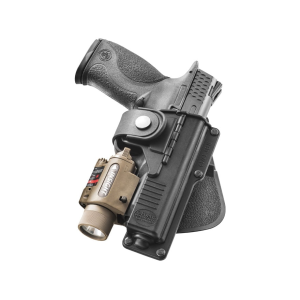 Fobus Tactical Paddle OWB Holster Right Hand Glock 19, 19X, 23, 32, 45 with Laser or Light Polymer Black