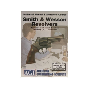 American Gunsmithing Institute (AGI) Technical Manual & Armorer's Course Video "Smith & Wesson Revolvers" DVD