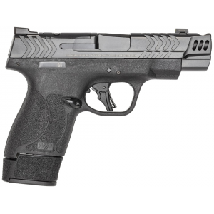 SMITH & Wesson Performance Center M&p9 Shield Plus Carry Comp 9mm Luger Pistol 4" Barrel 15+1 Round Black