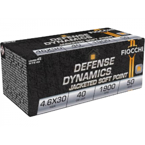 cchi 4.6x30mm HK 40 Grain Jacketed Soft Point Box Of 50 Ammo