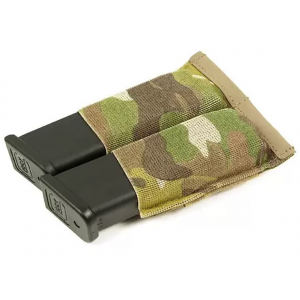 BLUE FORCE GEAR MOLLE Ten-Speed Double Pistol Magazine Pouch Multicam