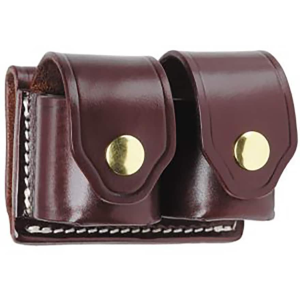 Triple K 103 Double Speedloader Pouch Large N Frames Walnut Oil - Triple K