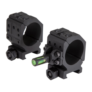 Wheeler Picatinny 34mm Scope Rings Matte Black High - Wheeler
