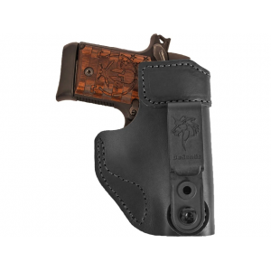 DeSantis Gunhide SOF-TUK 2.0 IWB Holster Right Hand S&W M&P Shield Leather Black - Desantis Gunhide