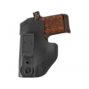 DeSantis Gunhide SOF-TUK 2.0 IWB Holster Left Hand Sig Sauer P365, P365 SAS Leather Black - Desantis Gunhide