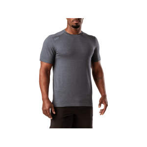 5.11 Men's PT-R Charge T Shirt Storm Heather Large