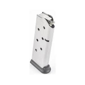 CM Products Railed Power Mag (RPM) Compact 1911 Officer Magazine 45 ACP 7-Round Stainless Steel - Cm Products