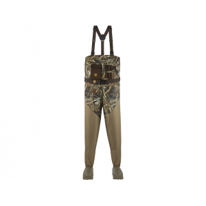 LACROSSE Men's Alpha Agility 1600 Gram Insulated Breathable Boot Foot Chest Waders Realtree Max-5 Stout 10