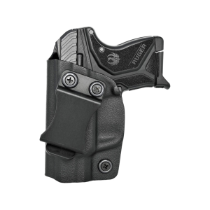 ROUNDED IWB Holster Left Hand Ruger LCP II Kydex Black