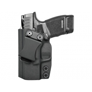 Rounded IWB Holster Left Hand Springfield Hellcat Kydex Black - Rounded