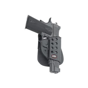 Fobus Evolution Roto Paddle OWB Holster Right Hand 1911 Government with Rail Polymer Black
