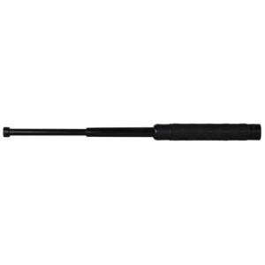 Smith & Wesson 16" Heat Treated Collapsible Baton 4130 Steel Shaft Black Finish Textured Rubber Grip - Smith & Wesson