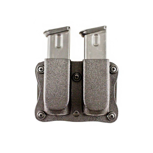 DeSantis Pegasus Quantico Double Stack Double Magazine Pouch Ambidextrous for Glock 43 Kydex Black - Pegasus