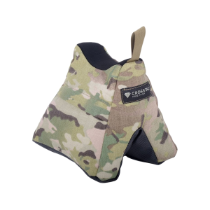 CrossTac Saddle Bag Front Shooting Rest Bag Nylon and ToughTek Multicam Camo/Black - Crosstac