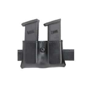 Safariland 079 Snap-On Double Magazine Pouch 1-3/4" 1911, Ruger P-90, Sig Sauer P220, S&W 645, 1046 Polymer Black - Safariland
