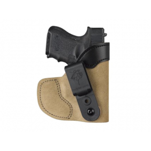 DeSantis Gunhide Pocket-Tuk IWB Holster Right Hand Kimber Micro 9, Kahr P380, Ruger LCP II Leather Brown - Desantis Gunhide