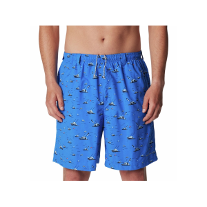 Columbia Men's Super Backcast Swim Trunks Vivid Blue Hoistem Up 2XL - Columbia