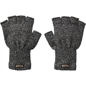 FILSON Men's Knit Fingerless Gloves Charcoal Medium