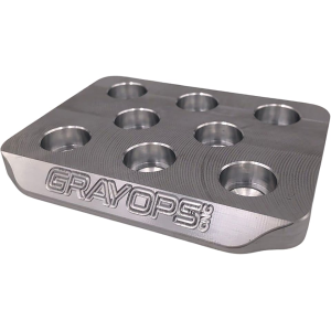 Gray Ops CNC Reloading Shell Holder Block - Gray Ops Cnc