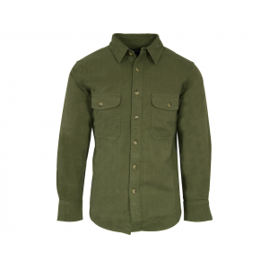 MIDWAYUSA Men's Chamois Long Sleeve Shirt Loden 5XL