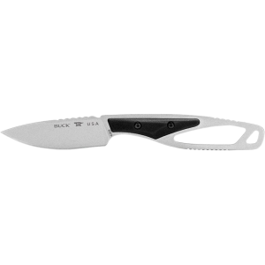 Buck Knives PakLite Cape Fixed Blade Knife 2.75" Drop Point 420HC Satin Blade Nylon Handle Black - Buck Knives