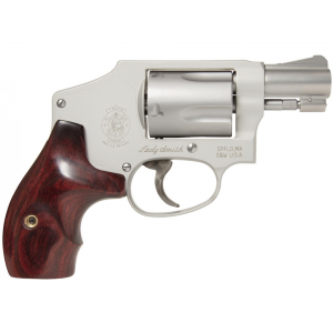 SMITH & Wesson Model 642ls Ladysmith 38 Special +p Revolver 1.875" Stainless Barrel 5 Round Wood Grip