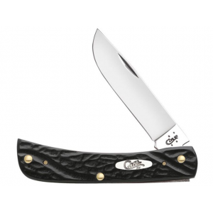 Case Sod Buster Jr Pocket Knife 2.8" Drop Point Stainless Steel Blade Synthetic Handle Black - Case