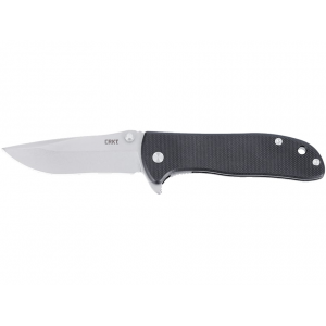 CRKT Drifter Folding Knife 2.88" Drop Point D2 Stonewashed Blade G-10 Handle Black - Crkt