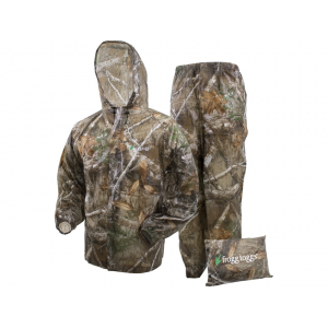 FROGG TOGGS Men's Ultra Lite^2 Rain Suit Realtree EDGE XL