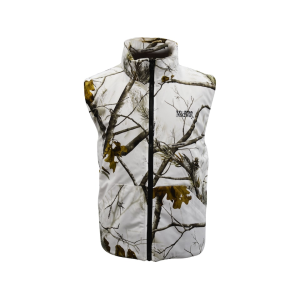 MidwayUSA Men's Hunter's Creek Reversible Insulated Vest Realtree AP Snow/Black 2XL Tall