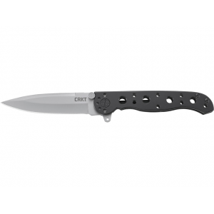 CRKT M16 - 01S Pocket Knife 3.06" Spear Point 8Cr13MoV Bead Blasted Blade Stainless Steel Handle Black - Crkt