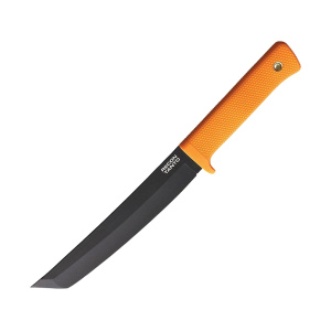 Cold Steel Recon Tanto Fixed Blade Knife 7" Tanto Point SK-5 Black Blade Kray-Ex Handle Orange - Cold Steel