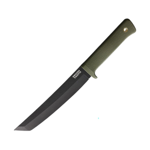 Cold Steel Recon Tanto Fixed Blade Knife 7" Tanto Point SK-5 Black Blade Kray-Ex Handle OD Green - Cold Steel