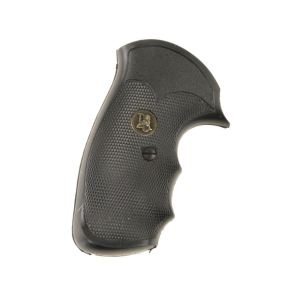 Pachmayr Gripper Grips with Finger Grooves S&W J-Frame Square Butt Rubber Black