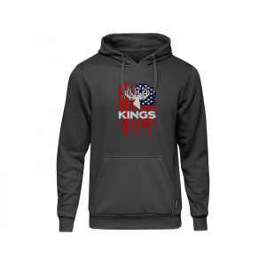 KING'S CAMO Men's Dealer Logo Hoodie Black Large