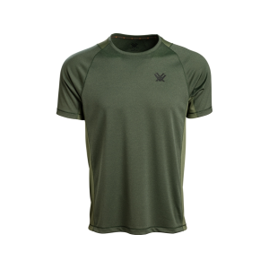 VORTEX OPTICS Men's Weekend Rucker Short Sleeve Crew Neck T Shirt Rifle Green 2XL