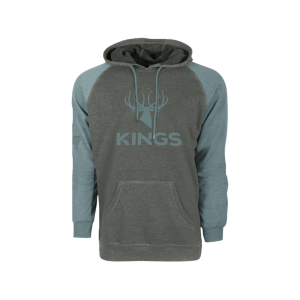 KINGS CAMO Men's Logo Hoodie Gray/Steel 2XL