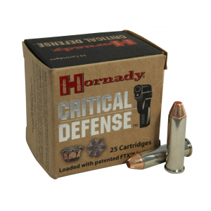 nady Critical Defense 357 Magnum 125 Grain Hornady FTX Polymer Tip Box Of 25 Ammo