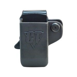 COMP-TAC Single Magazine Pouch PLM Mount Right Hand for Glock Double Stack 9mm, 40 S&W Kydex Black