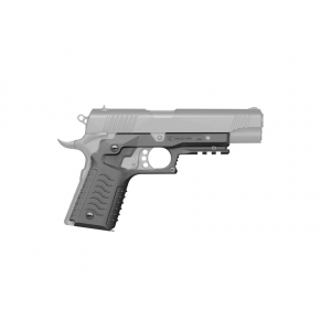 RECOVER TACTICAL CC3H Grip and Rail System for 1911 Government, Commander Polymer Phantom Gray