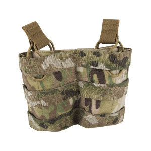 Tasmanian Tiger 2 SGL BEL Double AR-15 MOLLE Magazine Pouch Multicam - Tasmanian Tiger