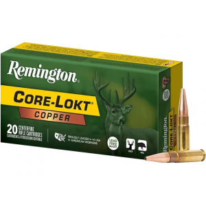 ington Core-Lokt Copper 300 AAC Blackout 120 Grain Solid Hollow Point Lead Free Box Of 20 Ammo